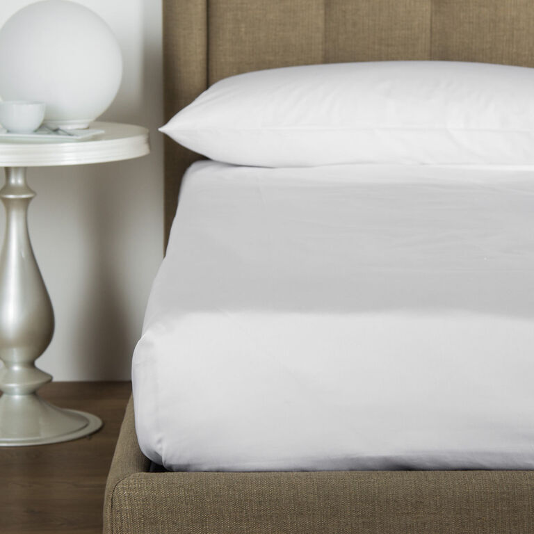 COTONE BOTTOM FITTED SHEET WHITE
