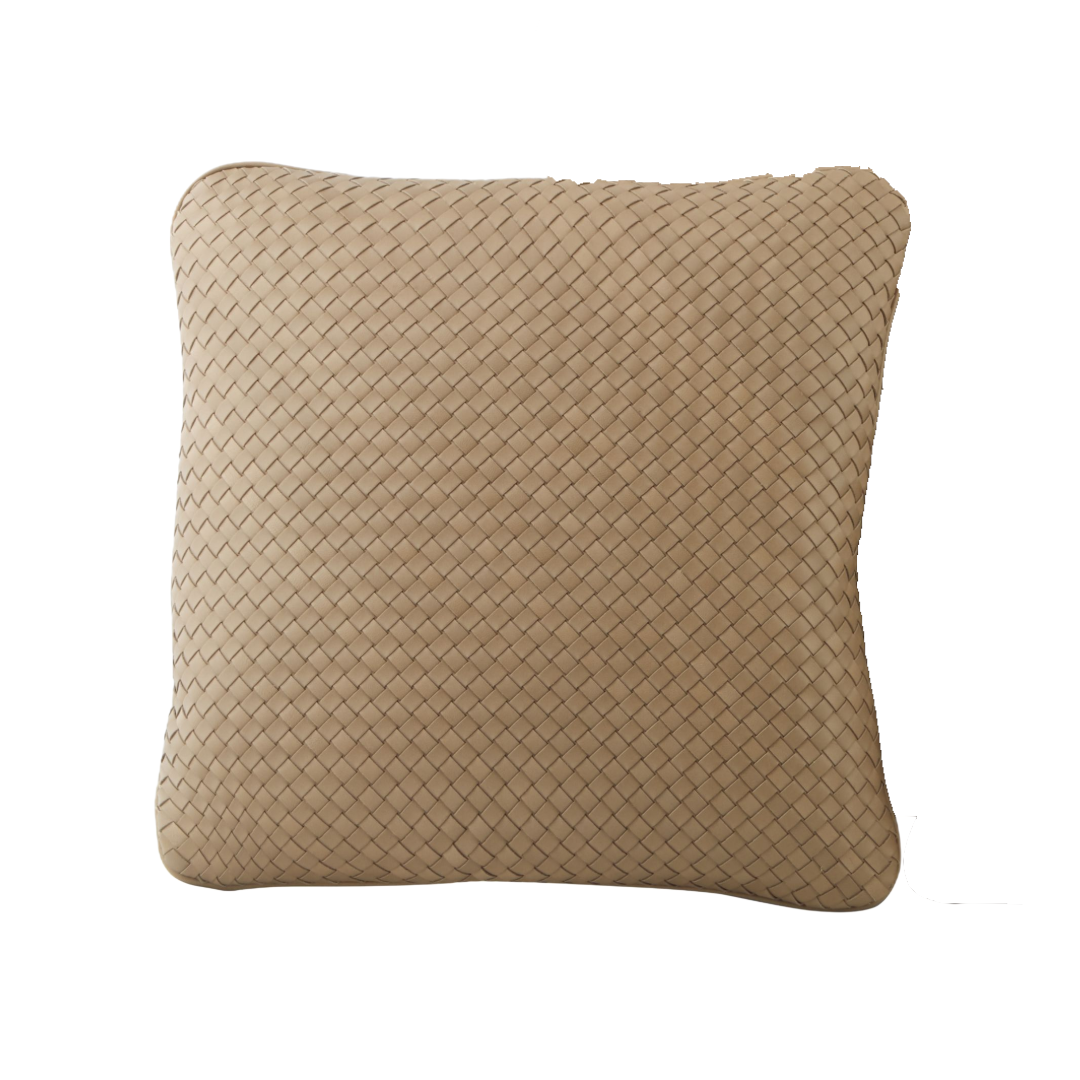 ONIRO HANDWOVEN CUSHIION RECT 40X40- TAUPE