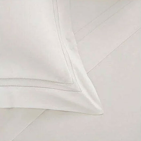 Doppio Ajour Sham WHITE, 50X75