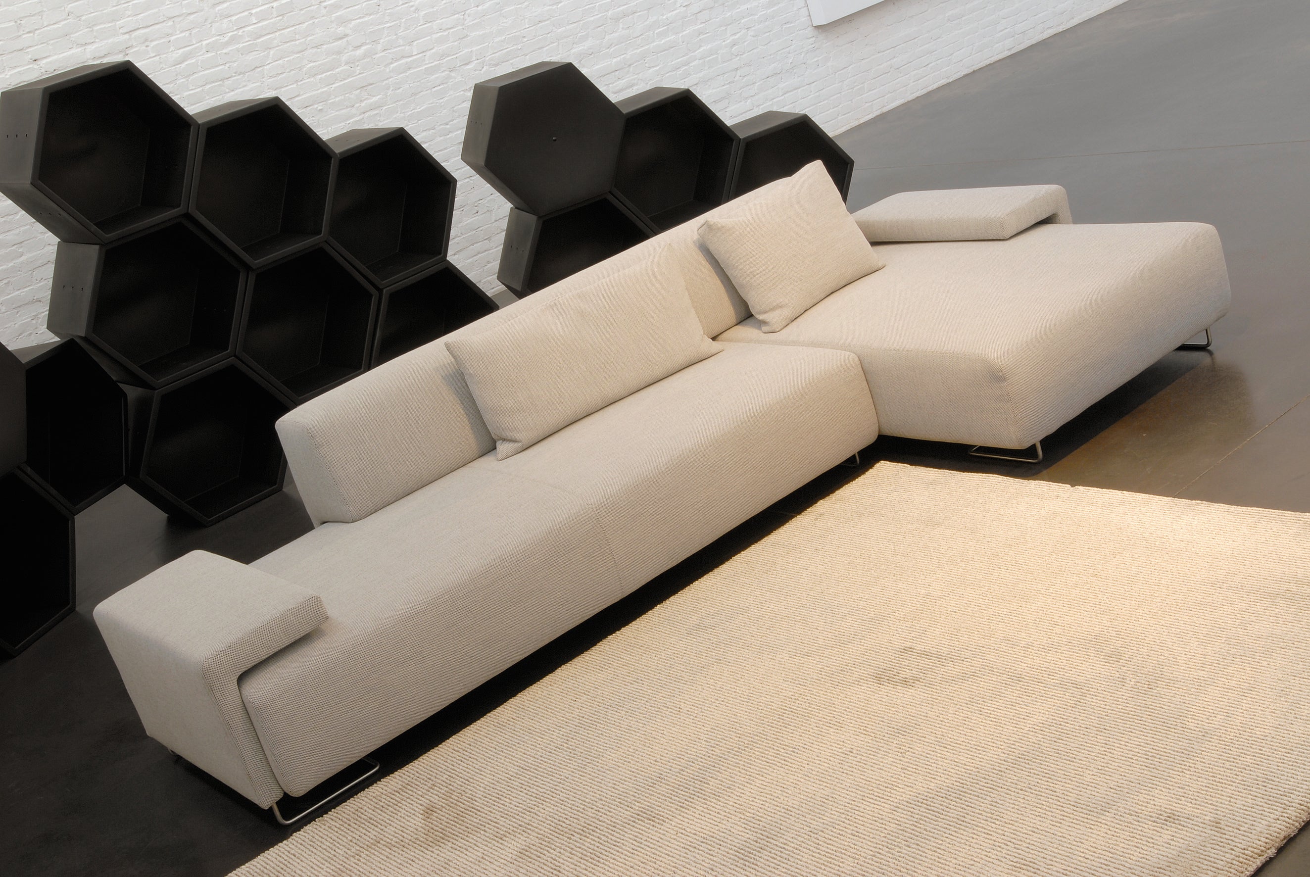 WOOL CARPET, IVORY- 300X400