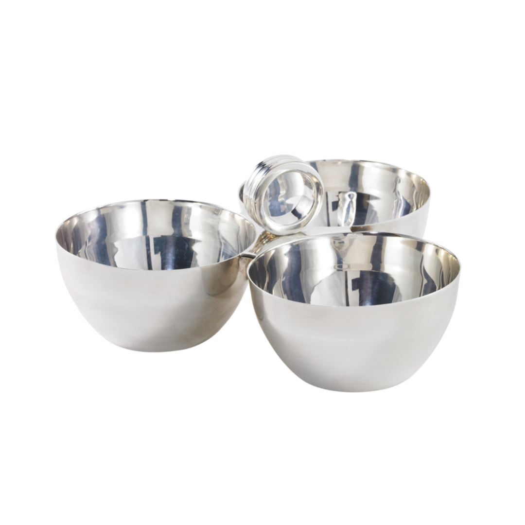 Montgomery Triple Nutbowl, Silver