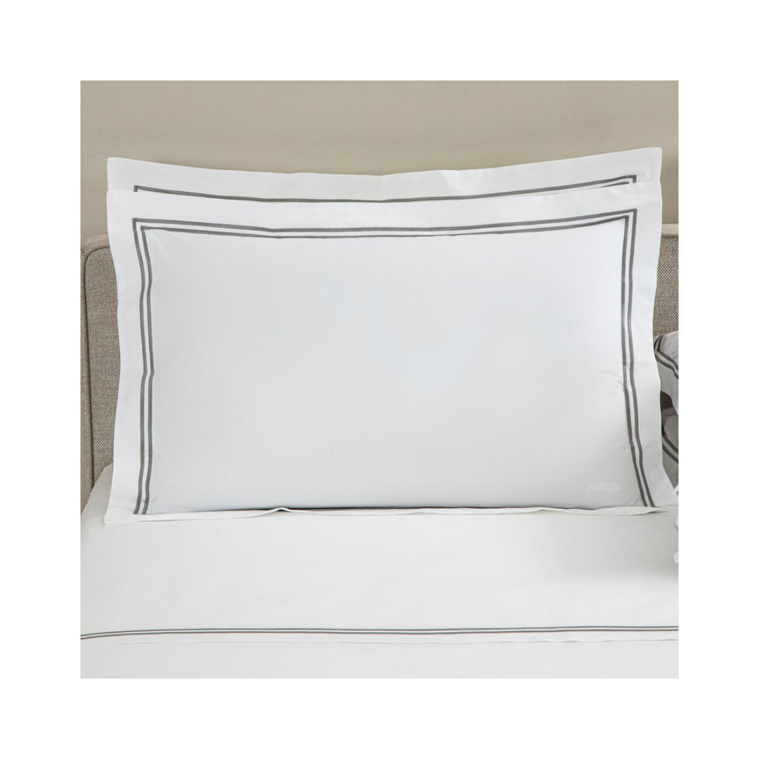Classic Sham White-Grey, 51X71