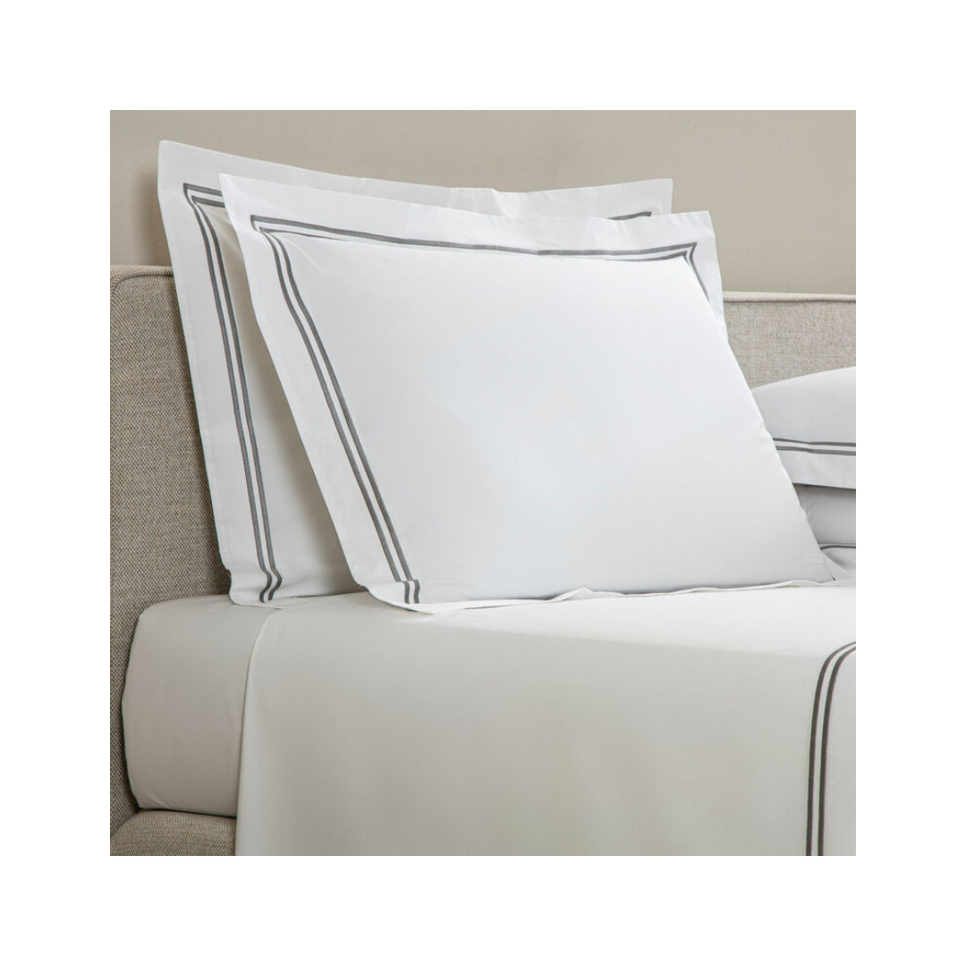 Classic Sham White-Grey, 51X71