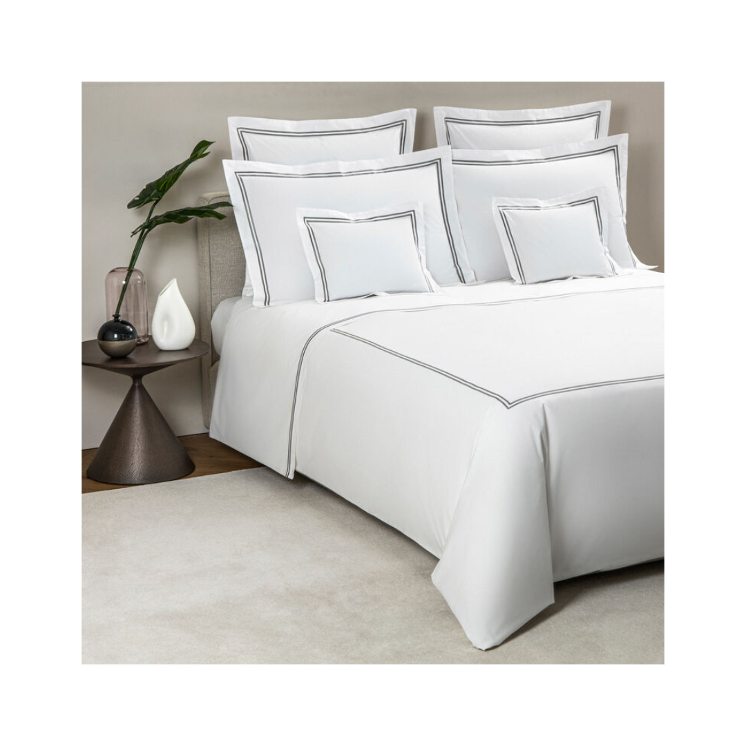 Classic Sham White-Grey, 51X71