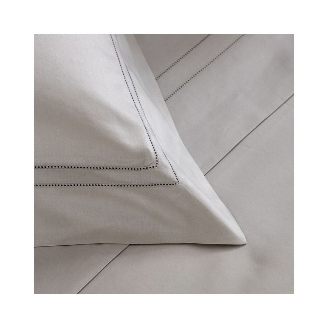 Doppio Ajour Sham CliffGrey, 51X71