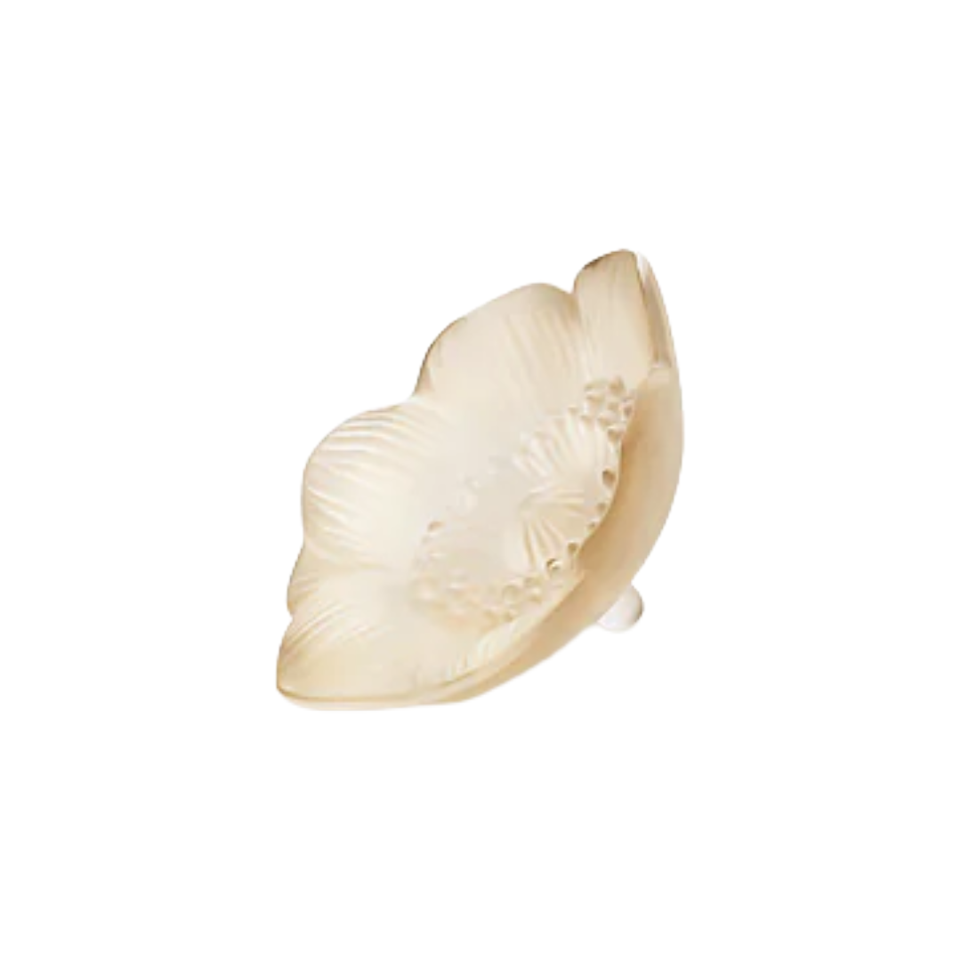 Anemone small sculpture Gold luster crystal