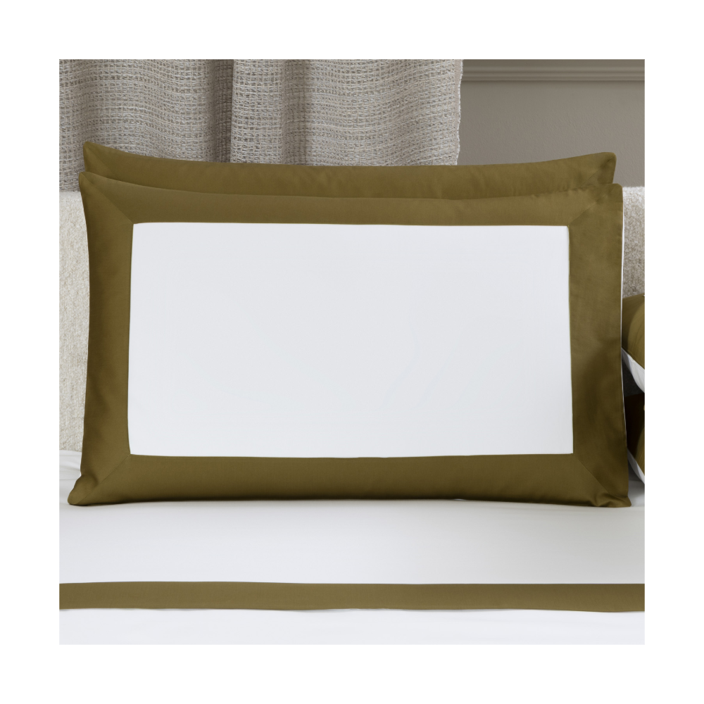 Bold Pillowcase - Milk-Olive