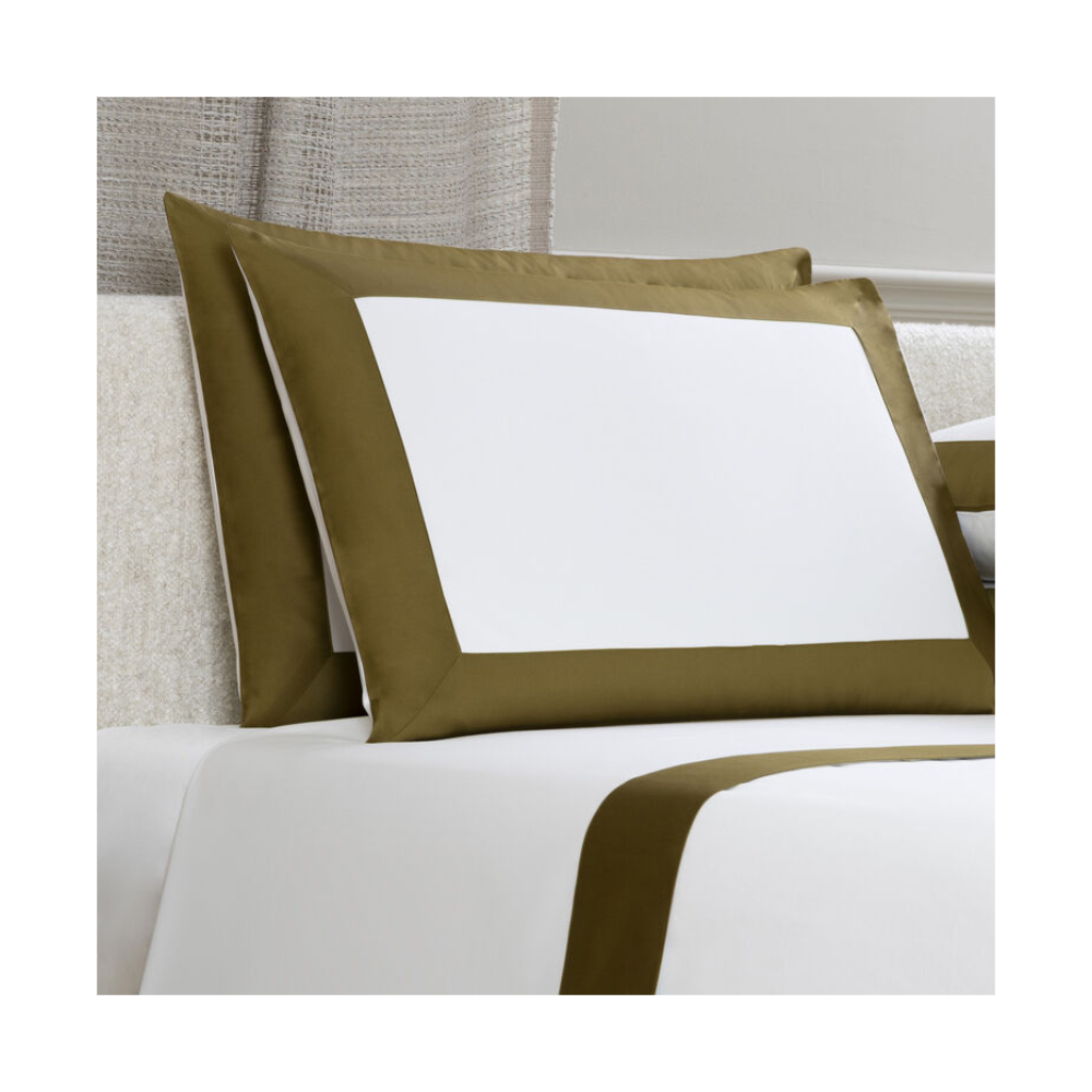 Bold Pillowcase - Milk-Olive