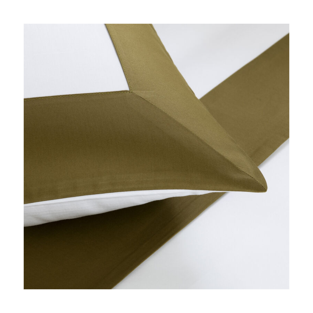 Bold Pillowcase - Milk-Olive
