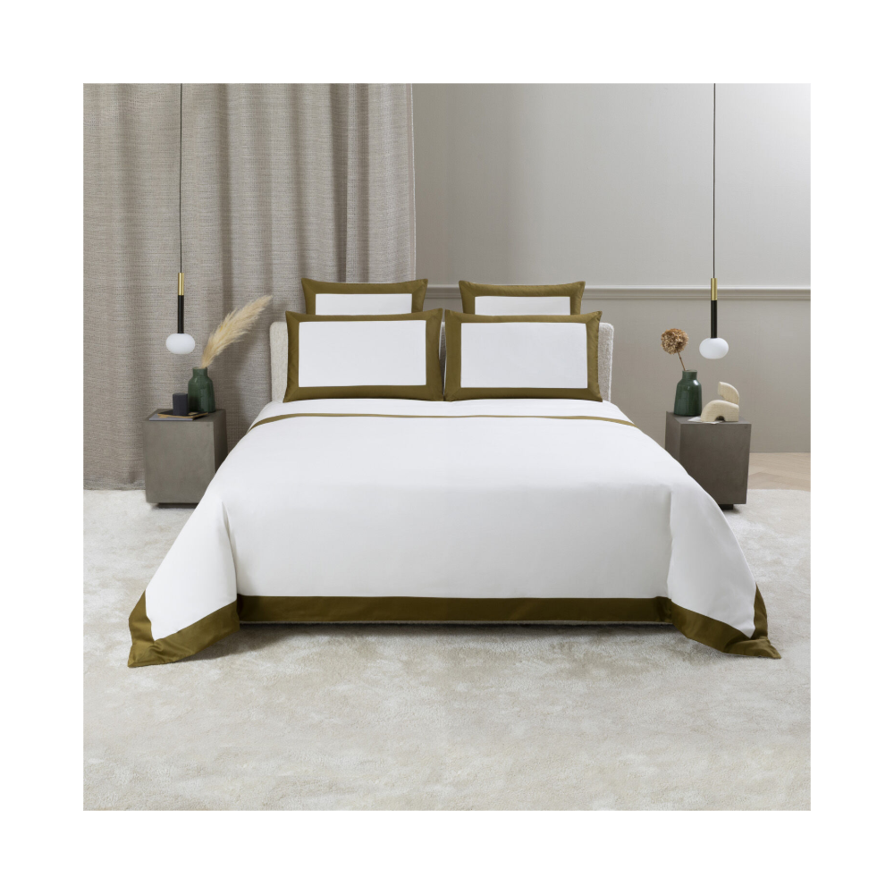 Bold Pillowcase - Milk-Olive