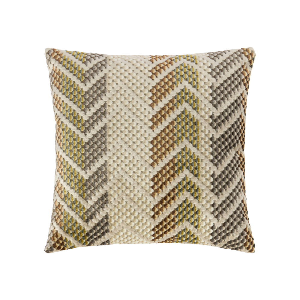 SQUAME CUSHION - BEIGE MULTICOLOR, 40X40