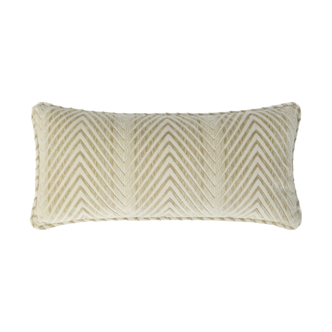 Ziggy viscose blend zigzag cushion 201, 30x60