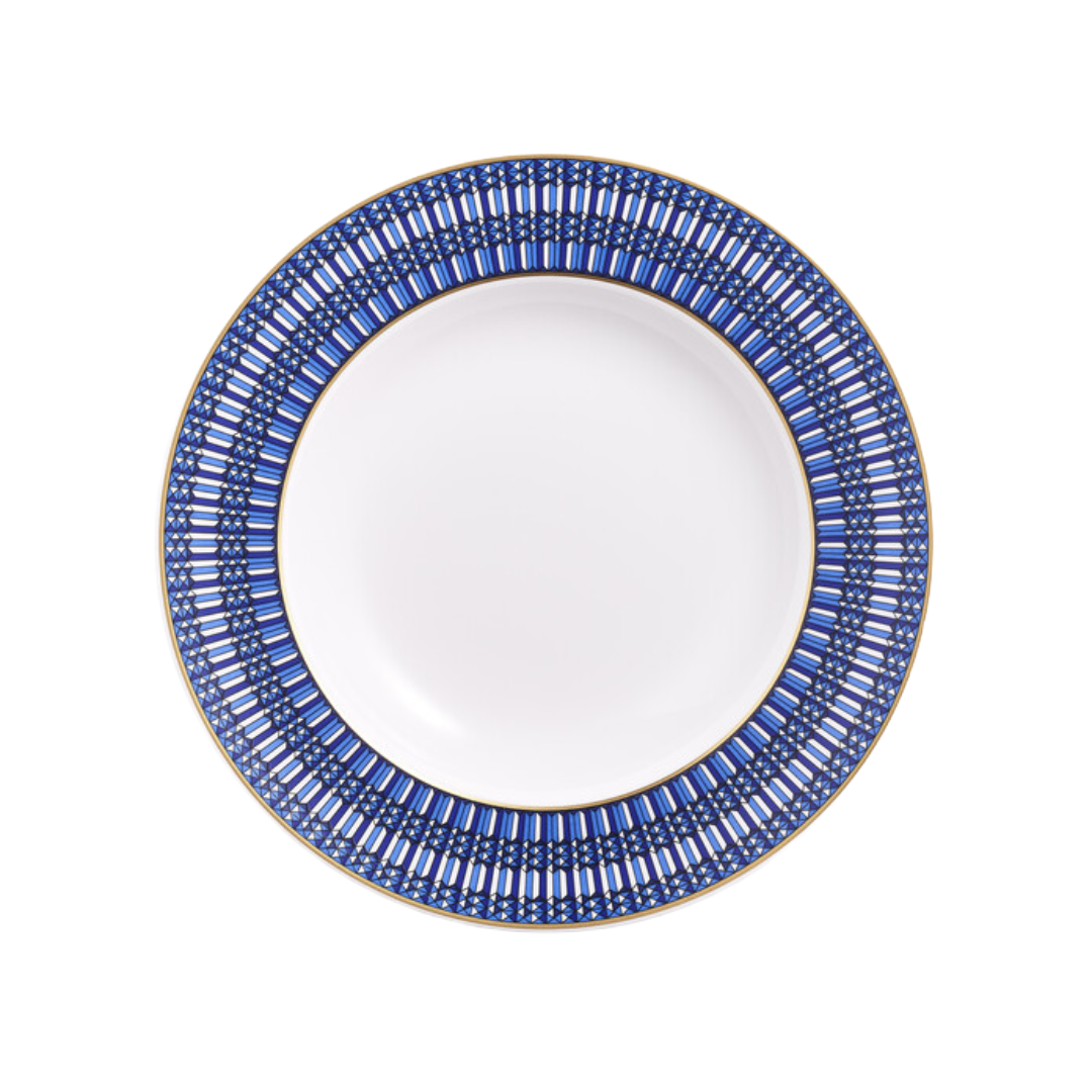 Arcadia Blue Deep Plates - Set of 2