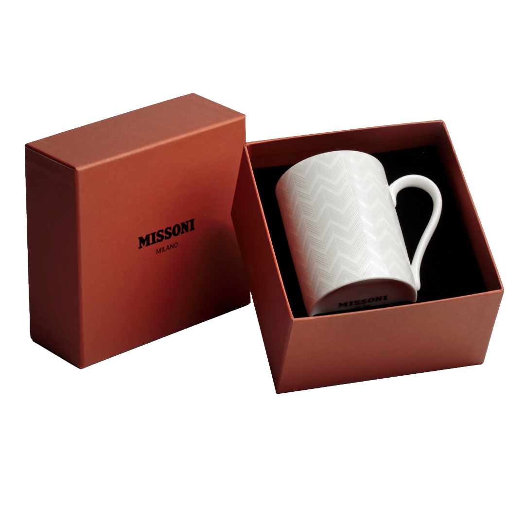 ZIG ZAG WHITE Mug - Tazza Mug