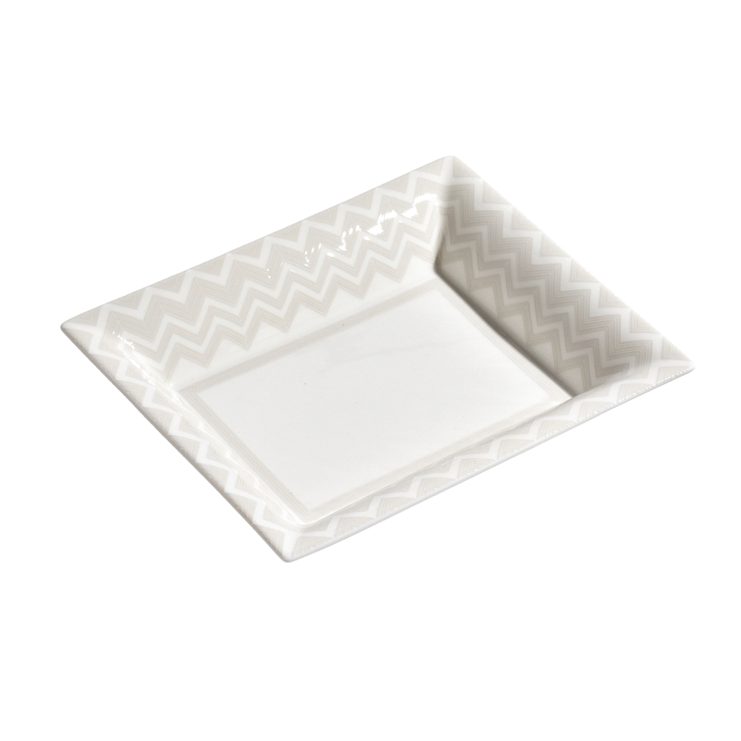 ZIG ZAG WHITE Vide Poche - Svuota Tasche