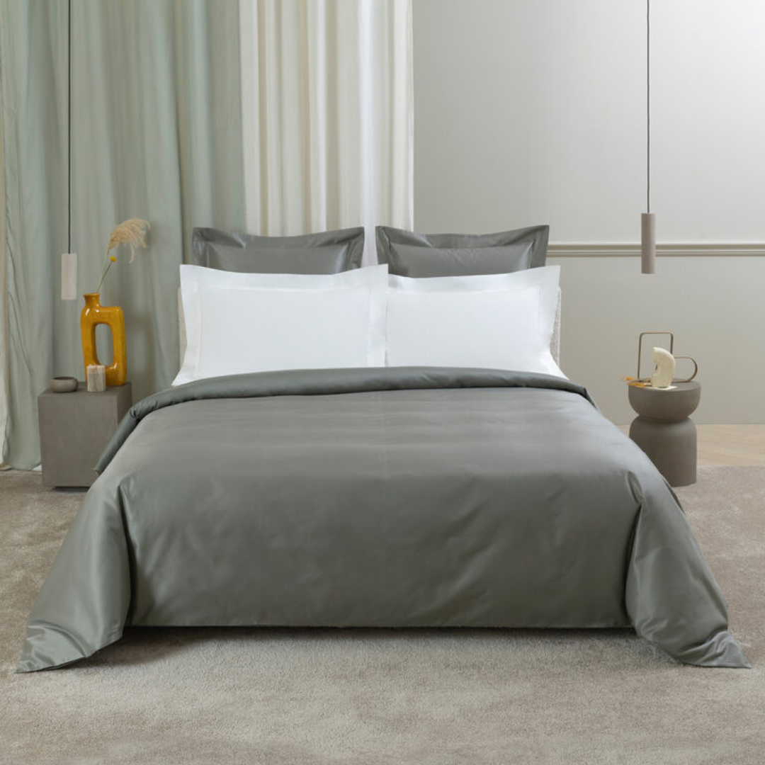 Oblique Jacquard Euro Sham, Verdigris-SavageBeige