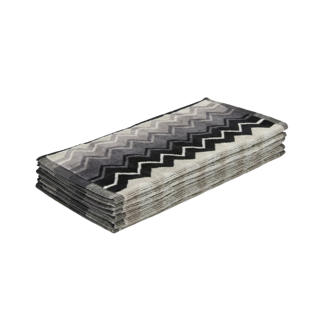 Giacomo face towels 30x30 cm 6 pieces - Grey