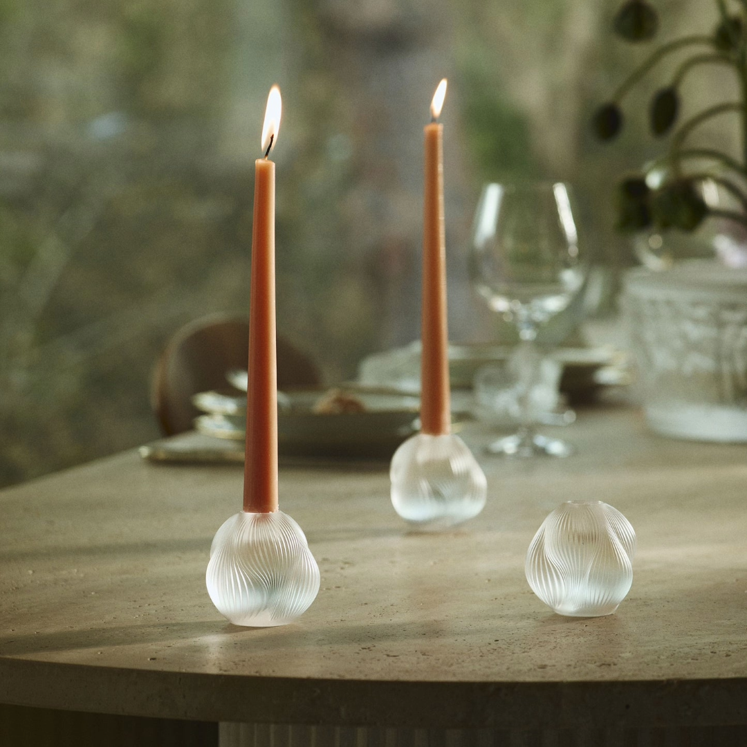 Alizé candle holder Clear crystal