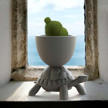 Turtle Carry Planter / Champagne Cooler