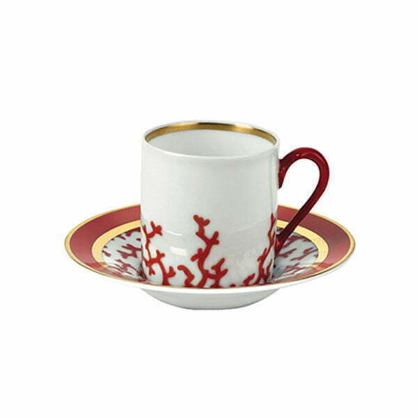 Cristobal, Coral - Coffee Cup & Saucer