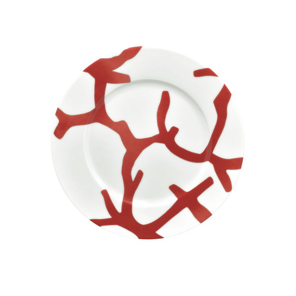 Cristobal Rouge - Rim plate flat n°2 (22 cm)
