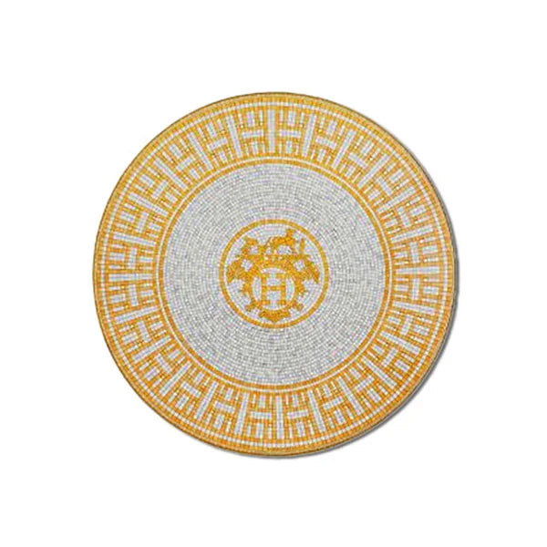 Mosaique au 24 Gold - Dessert Plate