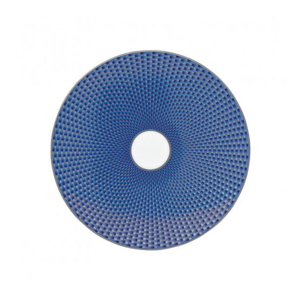 Trésor Bleu  N°1 - Coupe plate flat motive n°1 (16 cm)
