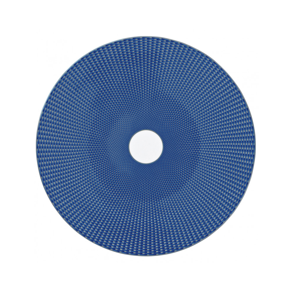 Trésor Bleu - Coupe plate flat motive n°1 (32 cm)