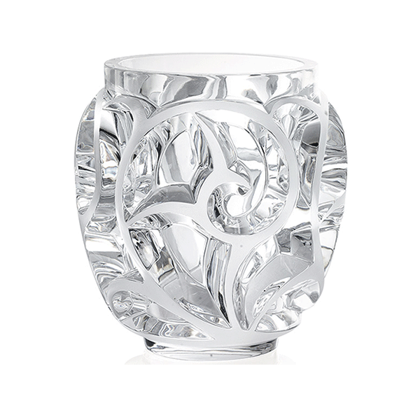 Tourbillions Vase – Shiny, Clear Crystal