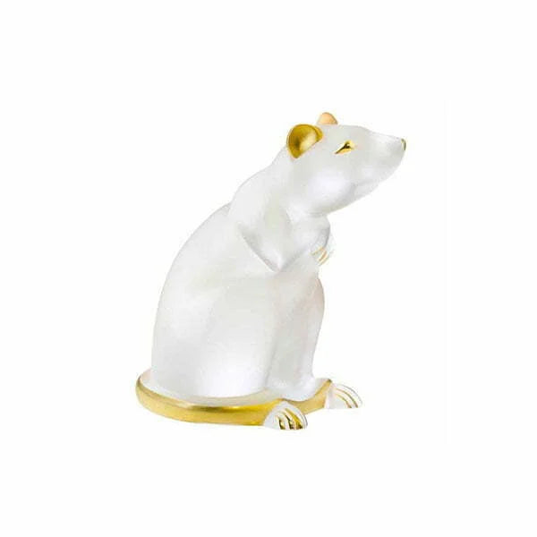 Rat Clear Gold Stamped - Sculpture