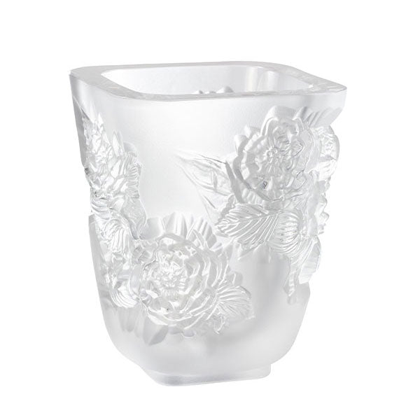 Pivoines Vase Small - Clear Crystal