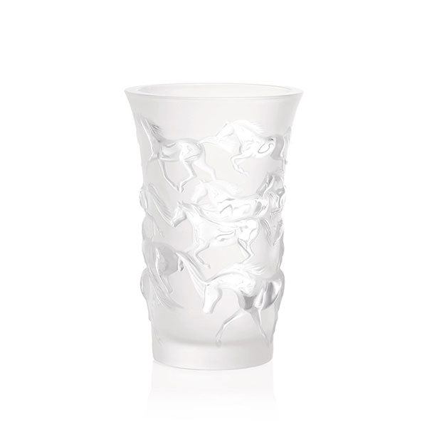 Mustang Vase - Clear Crystal