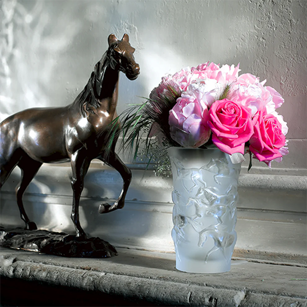 Mustang Vase - Clear Crystal