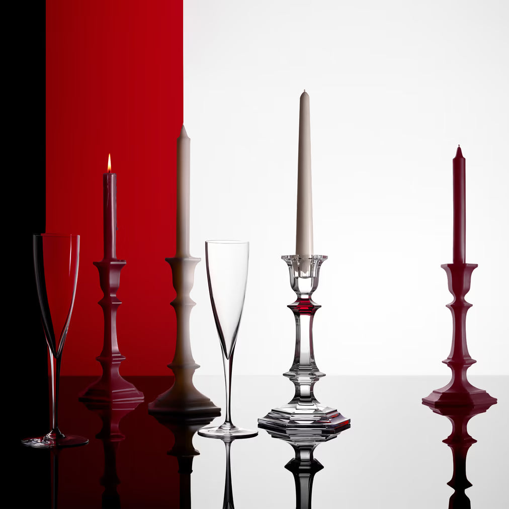 Harcourt Candlestick Red Knob