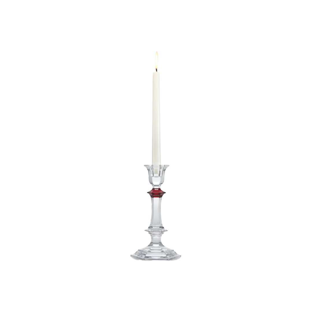 Harcourt Candlestick Red Knob
