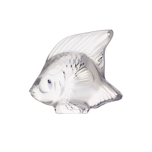 Fish Sculpture - Clear Crystal