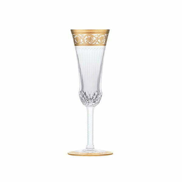 Thistle Champagne Flute Gold