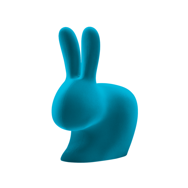 Rabbit Chair Baby Velvet Finish - Turquoise