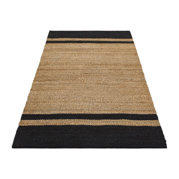 Jute & Braided Rugs - Echo Jüt / XWECH 07 Natural Black (200X300)