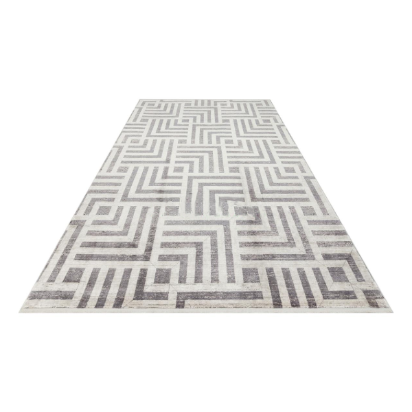 Machine Made Rugs - Lugano LUG 04 Grey Antrasit (80X150)