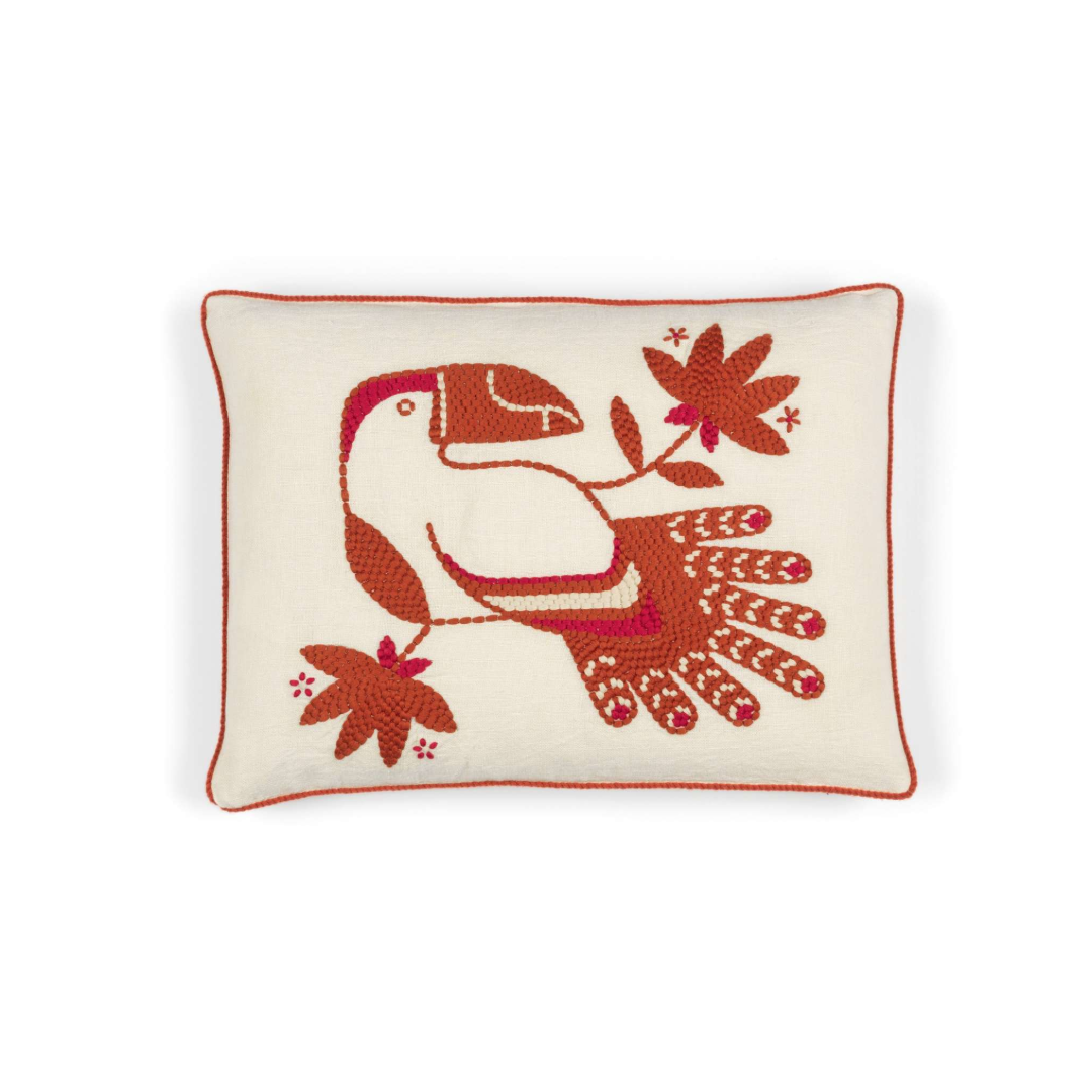 Cushion Cristobal - Grenadine, 40X55