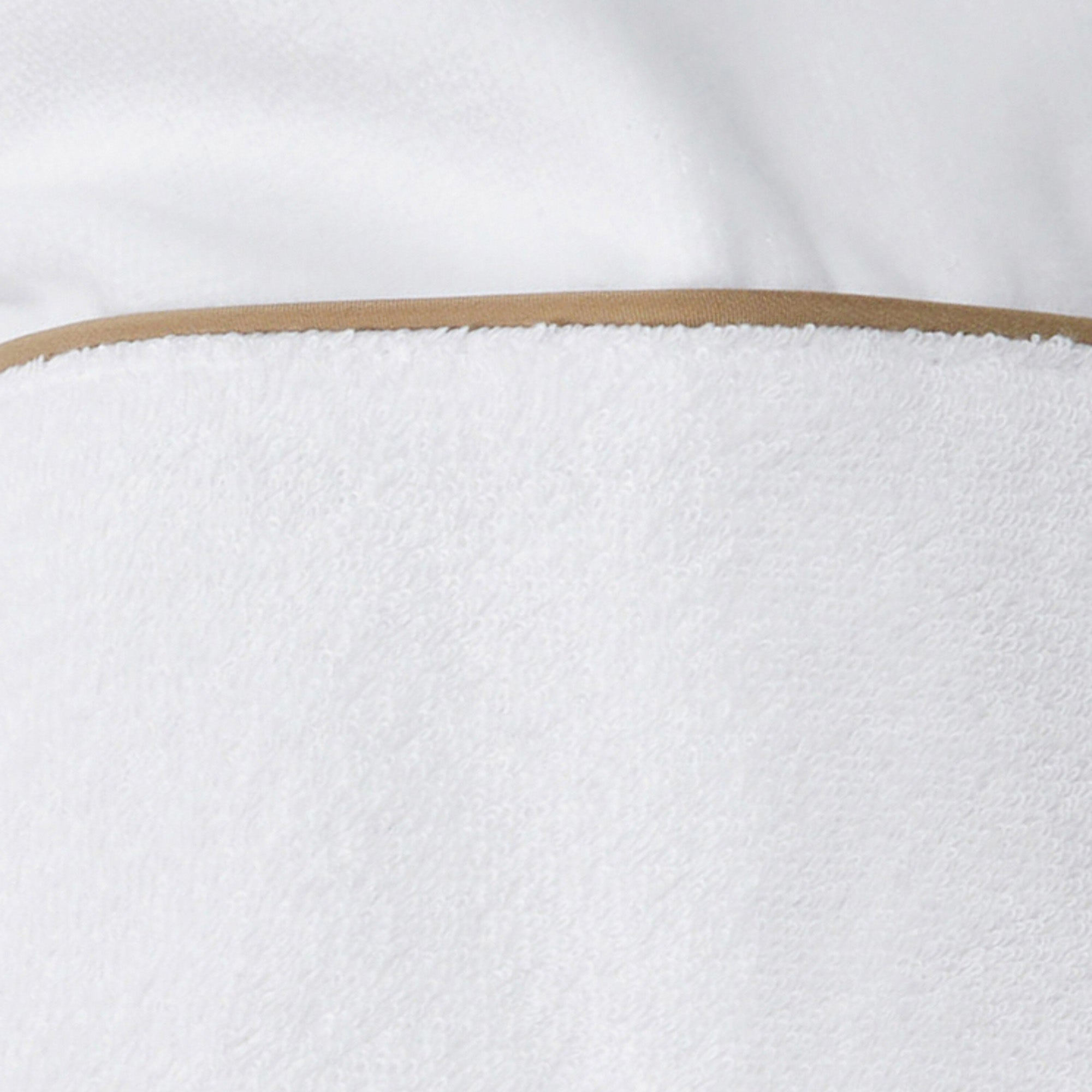 Continental Bathrobe, White/Licorice