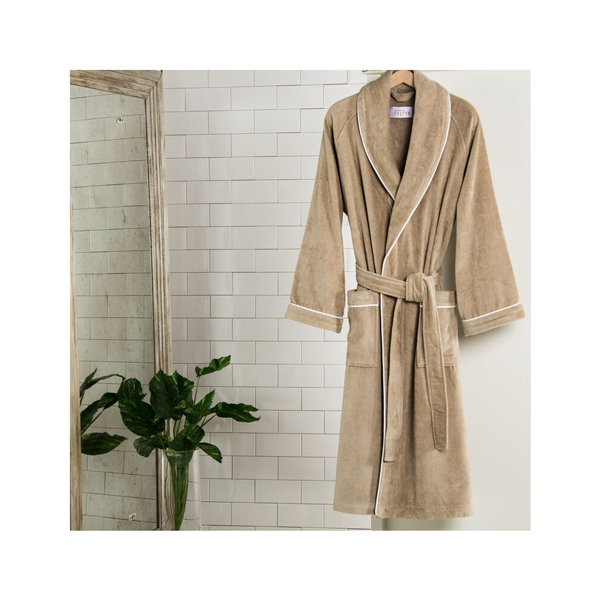 Mediterranean Bathrobe, KHAKI - S