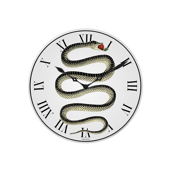 Serpent Print Clock