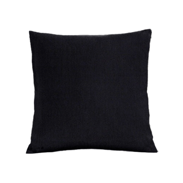 Luxury Passepartout Decorative Pillow - Black