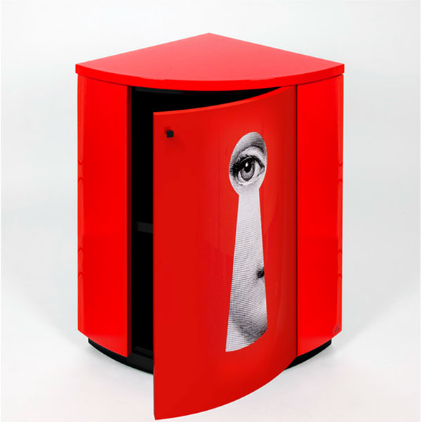 Corner Cabinet Serratura – Red