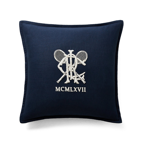 Meadowmere Throw Pillow, Navy