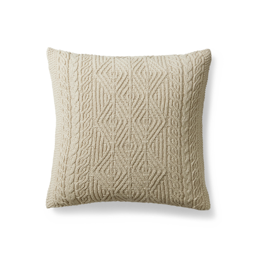 TRUE DARK CREAM cushion, 50X50