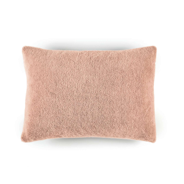 Cushion -  WOOL PLUSH Rose poudré, 802