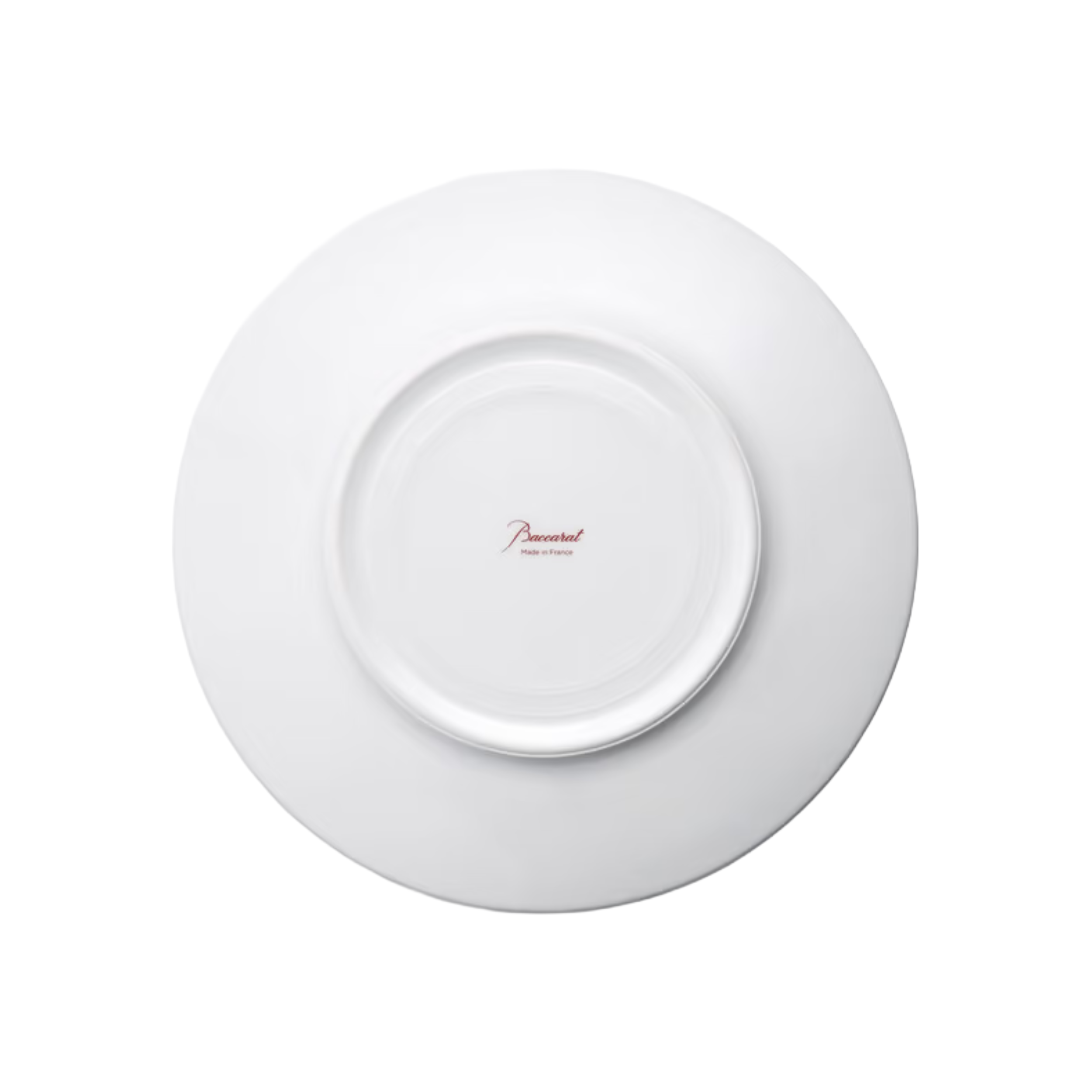 צלחת לחם Arcadia Red מבית Baccarat מפורצלן יוקרתי עם דוגמה אדומה ונגיעות זהב